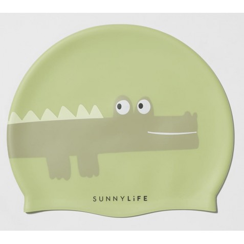 Cască de înot pentru copii SUNNYLIFE S41SCCRC Light Khaki