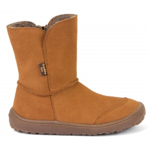 Cizme de zăpadă Froddo Barefoot Tex Suede G3160207-2 Cognac