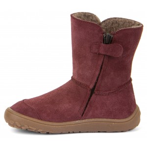 Cizme de zăpadă Froddo Barefoot Tex Suede G3160207-1 Bordeaux