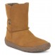 Cizme de zăpadă Froddo Barefoot Tex Suede G3160238-2 Cognac