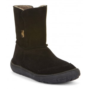 Cizme de zăpadă Froddo Barefoot Tex Suede G3160238-4 Black