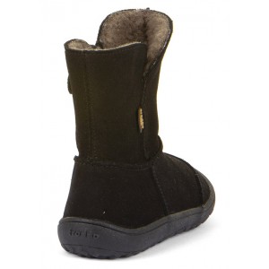 Cizme de zăpadă Froddo Barefoot Tex Suede G3160238-4 Black