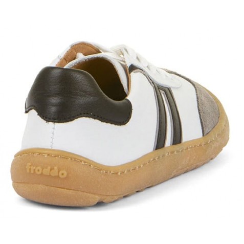 Pantofi Froddo Barefoot F-Motion G3130268-3 White Black Pantofi Froddo Barefoot F-Motion G3130268-3 White Black