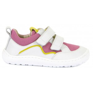 Pantofi Froddo Barefoot Base G3130260-13 White Fuxia