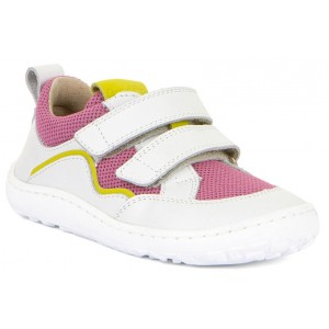 Pantofi Froddo Barefoot Base G3130260-13 White Fuxia