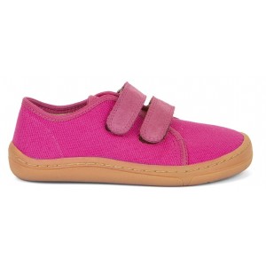 Pantofi Froddo Barefoot Canvas G1700379-3 Fuxia