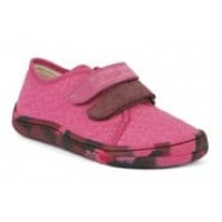 Pantofi Froddo Barefoot Canvas G1700358-3 Fuxia Pink