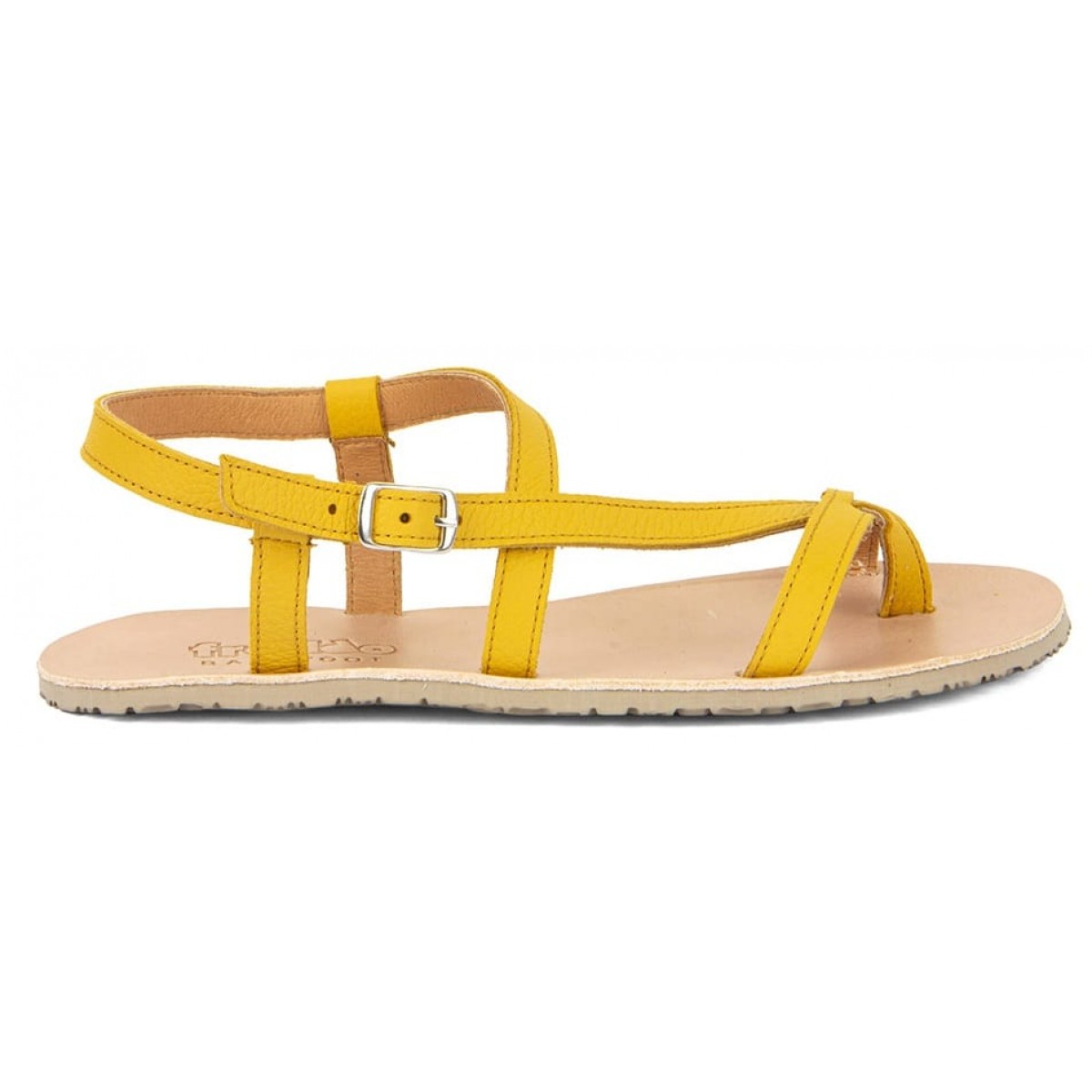Sandale Froddo Barefoot Flexy W G3150269-2 Yellow, Piele Naturala