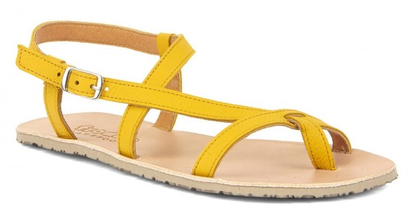 Sandale Froddo Barefoot Flexy W G3150269-2 Yellow, Piele Naturala
