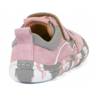 Pantofi Froddo Barefoot G3130223-12 Grey Pink