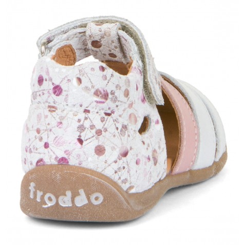 Sandale Froddo Carte Girly G2150170-1 White Fuxia Sandale Froddo Carte Girly G2150170-1 White Fuxia