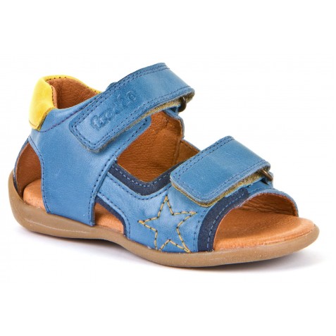 Sandale Froddo G2150133 Jeans Copii Piele Naturala Albastru Froddo
