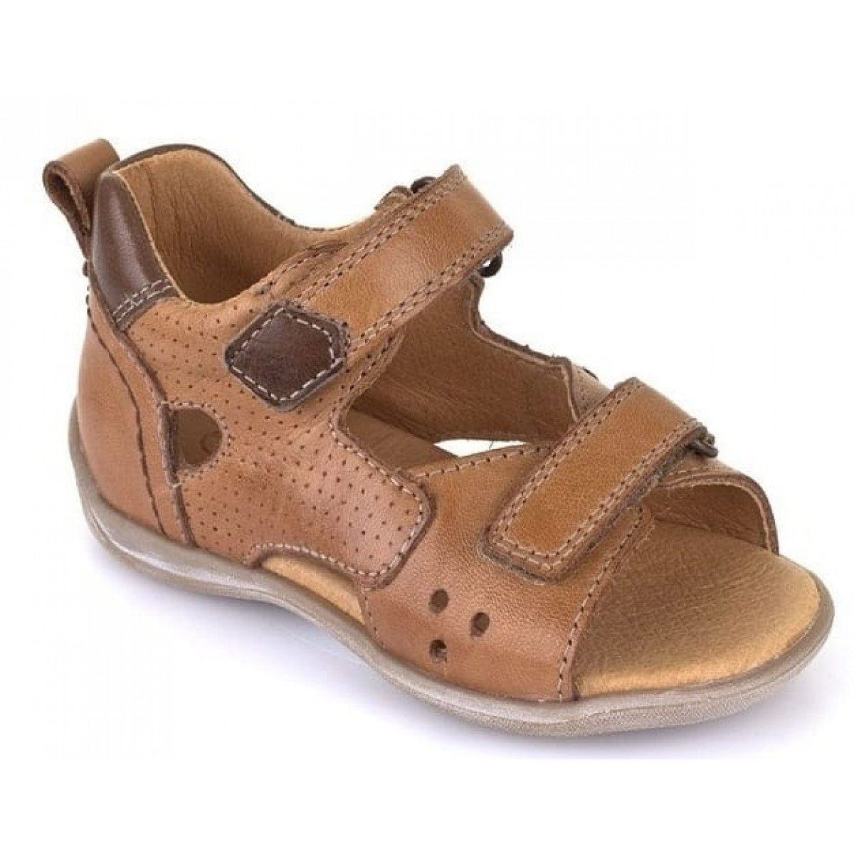 Sandale Froddo G2150064-2 Brown Copii, Piele Naturala, Maro, Froddo