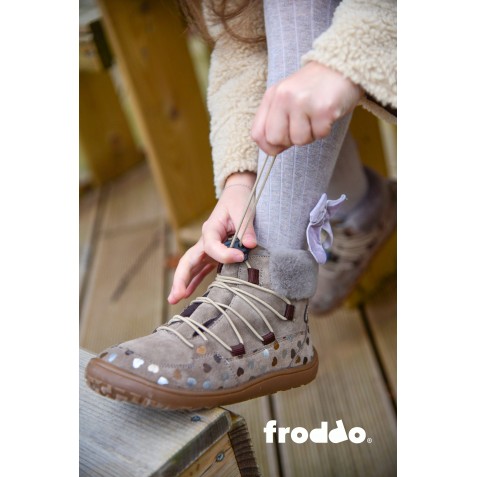 Ghete impermeabile Froddo barefoot Up Furry W Tex G3110269-3 Taupe Ghete impermeabile Froddo barefoot Up Furry W Tex G3110269-3 Taupe