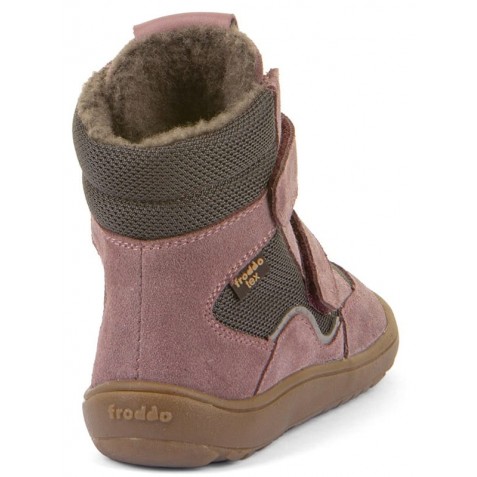 Cizme impermeabile Froddo barefoot Tex Winter G3160247-13 Grey Pink Cizme impermeabile Froddo barefoot Tex Winter G3160247-13 Grey Pink