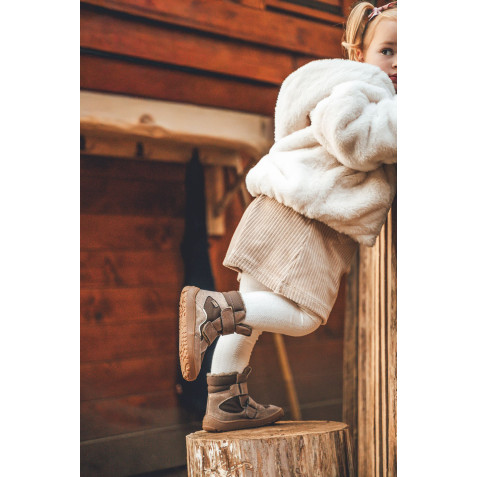 Cizme impermeabile Froddo Barefoot Tex Winter G3160247-8 Pink Gold