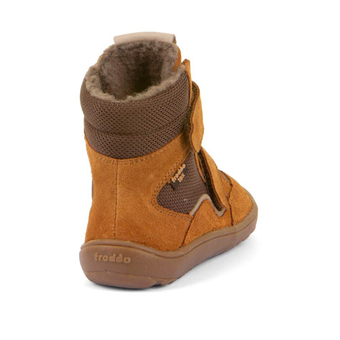 Cizme impermeabile Froddo Barefoot Tex Winter G3160247-4 Cognac