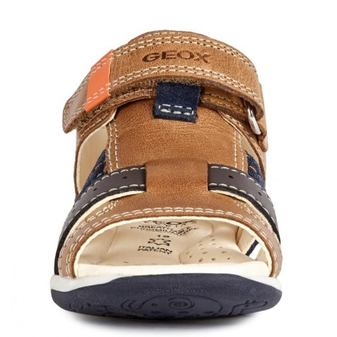 Sandale Geox B Tapuz Boy Caramel Navy