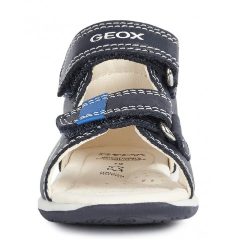 Sandale Geox Tapuz Nappa Canvas Boy Navy White Sandale Geox Tapuz Nappa Canvas Boy Navy White