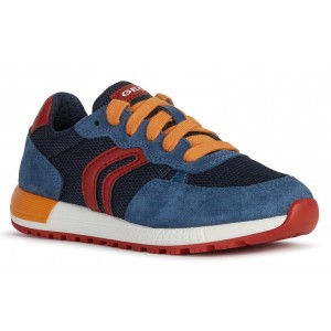 Sneakers Geox J Alben BD Avio Red Sneakers Geox J Alben BD Avio Red