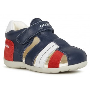 Sandale Geox B Kaytan BB Navy Red Sandale Geox B Kaytan BB Navy Red