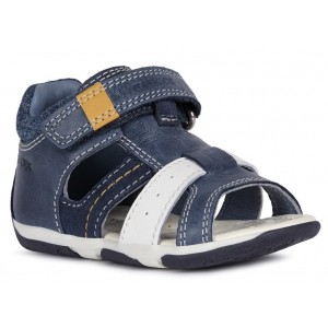Sandale Geox B Tapuz Boy Navy White Sandale Geox B Tapuz Boy Navy White