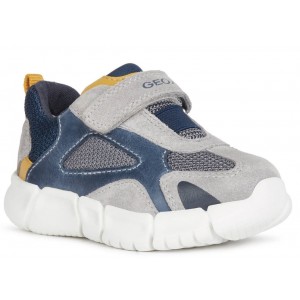 Sneakers Geox B Flexyper Boy Grey Navy Sneakers Geox B Flexyper Boy Grey Navy