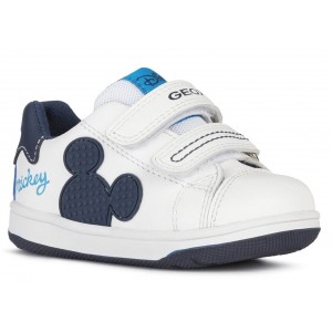 Sneakers Geox B New Flick Boy White Navy Sneakers Geox B New Flick Boy White Navy