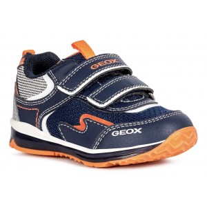 Sneakers Geox B Todo Boy Navy Fluo Orange Sneakers Geox B Todo Boy Navy Fluo Orange