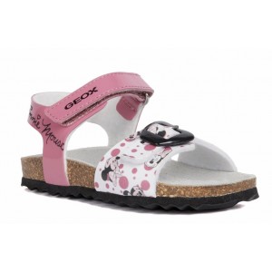 Sandale Geox B Chalki Girl Fuchsia White Sandale Geox B Chalki Girl Fuchsia White