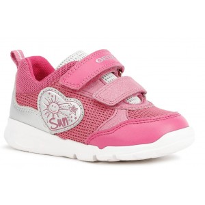 Sneakers Geox B Runner Girl Fuchsia Silver Sneakers Geox B Runner Girl Fuchsia Silver