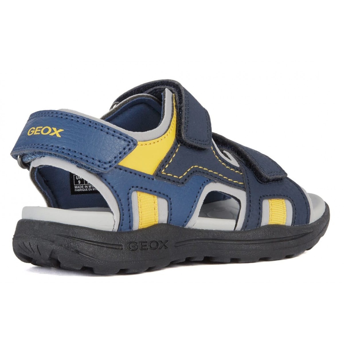 Sandale Geox J Vaniett Boy Navy Yellow