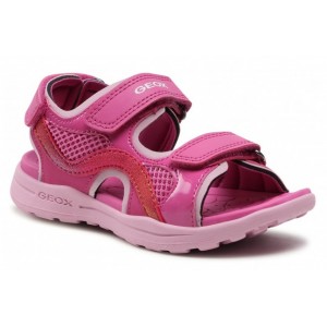 Sandale Geox J Vaniett Girl Fuchsia Pink Sandale Geox J Vaniett Girl Fuchsia Pink