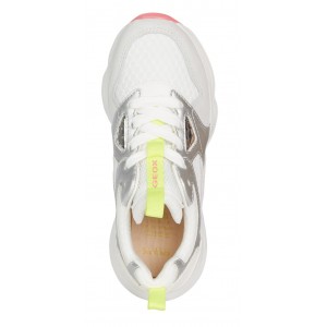 Sneakers Geox J Bubblex Girl White Silver