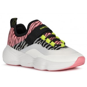 Sneakers Geox J Bubblex Girl White Fuchsia Sneakers Geox J Bubblex Girl White Fuchsia