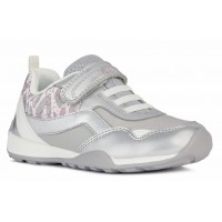 Sneakers Geox J Jocker Plus Girl Silver White Sneakers Geox J Jocker Plus Girl Silver White