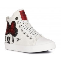 Sneakers Geox Jr Ciak Girl Off White Red Sneakers Geox Jr Ciak Girl Off White Red