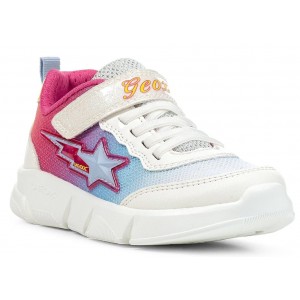 Sneakers Geox J Aril Girl J15DLB 0AS54 C0653 White Multicolor