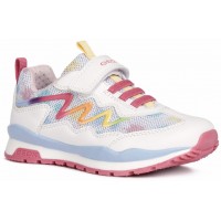 Sneakers Geox J Pavel Girl J158CA 0GFBC C0653 White Multicolor Sneakers Geox J Pavel Girl J158CA 0GFBC C0653 White Multicolor