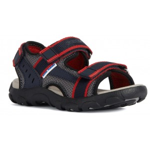 Sandale Geox J S Strada A J1524A 014CE C0735 Navy Red Sandale Geox J S Strada A J1524A 014CE C0735 Navy Red