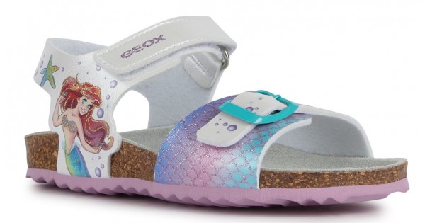 Sandale Geox J Adriel J358MA 000NF C1044 White Aquamarine. Copii