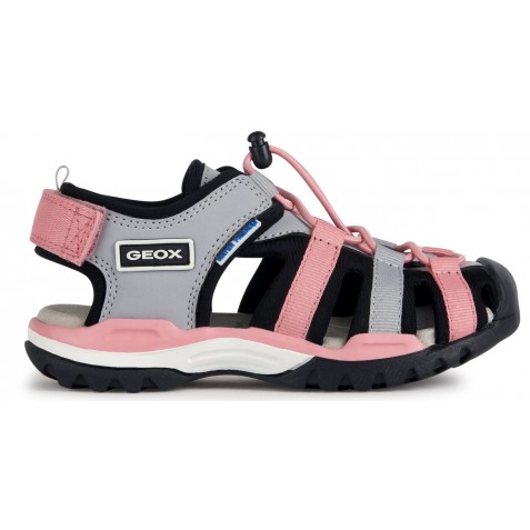 Sandale Geox J Borealis J350WA 05015 C0043 Grey Black Sandale Geox J Borealis J350WA 05015 C0043 Grey Black