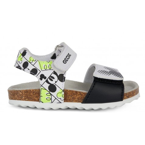 Sandale Geox B Sandal Chalki Boy B152QC 000BC C0552 White Fluo Yellow Sandale Geox B Sandal Chalki Boy B152QC 000BC C0552 White Fluo Yellow