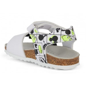 Sandale Geox B Sandal Chalki Boy B152QC 000BC C0552 White Fluo Yellow