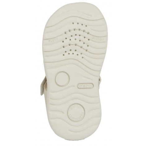 Sandale Geox Macchia Girl B254WB 007NF C1Q1N Off White Lt Silver