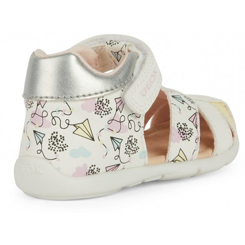 Sandale Geox B Elthan Girl B451QD 000BC C0653 White Multicolor