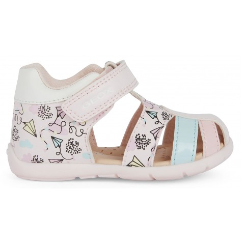Sandale Geox B Elthan Girl B451QD 000BC C8206 Pink Multicolor