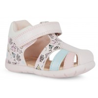 Sandale Geox B Elthan Girl B451QD 000BC C8206 Pink Multicolor Sandale Geox B Elthan Girl B451QD 000BC C8206 Pink Multicolor