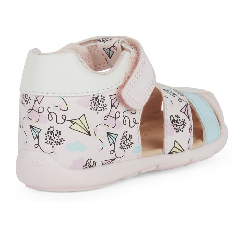 Sandale Geox B Elthan Girl B451QD 000BC C8206 Pink Multicolor