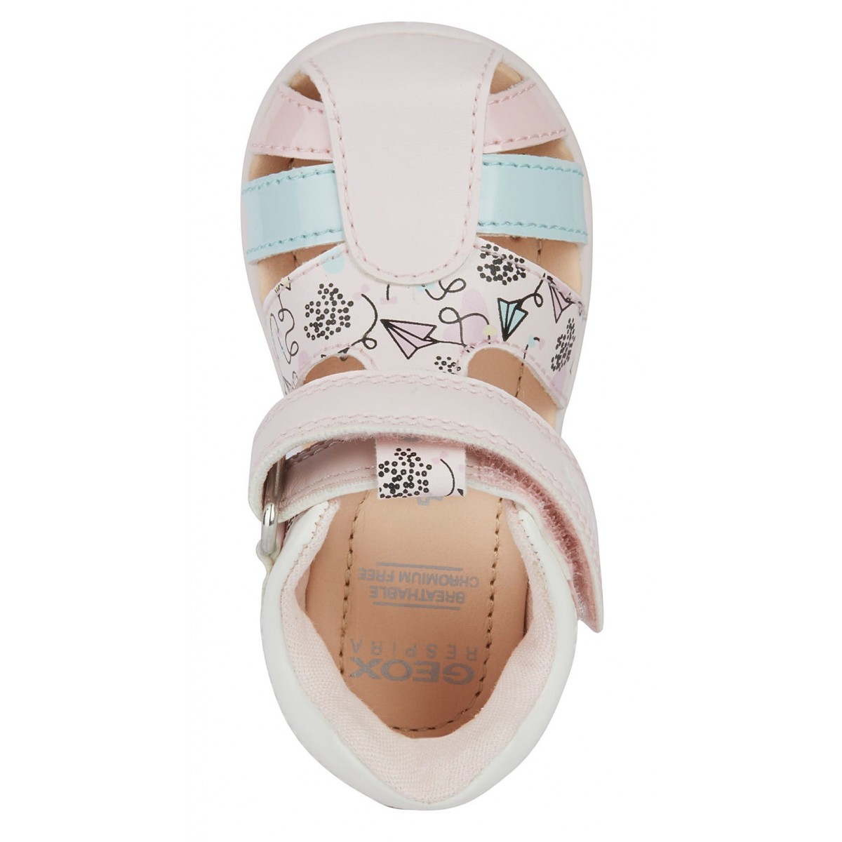 Sandale Geox B Elthan Girl B451QD 000BC C8206 Pink Multicolor